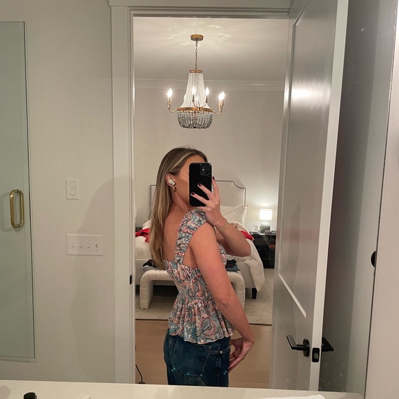 Urban Outfitters Floral Babydoll Top, S - Picture 3 of 4